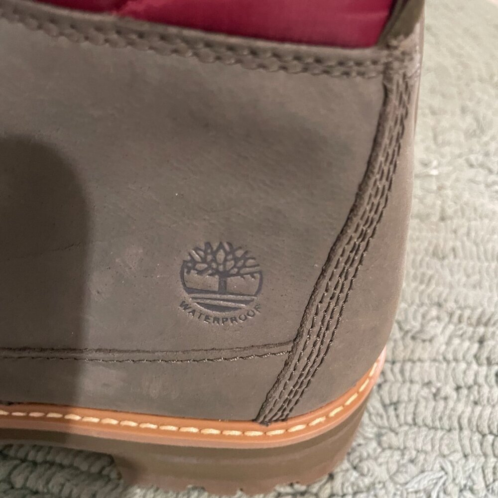 Timberland Courmayeur Valley Waterproof Leather & Fabric Hiking Boots, Size 9 - Picture 5 of 8